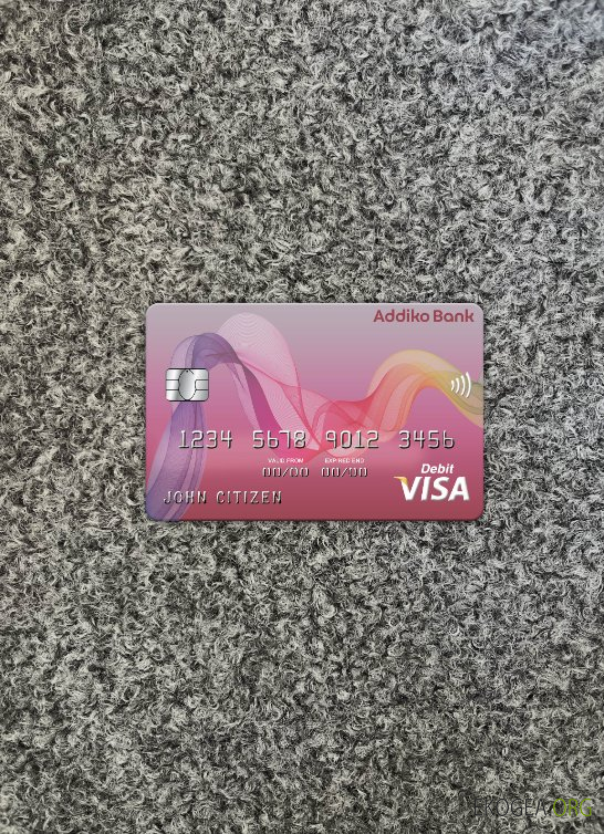 Bosnie , herzégovine, banque Addiko, carte visa, photolook, avant